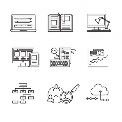 Grafische Darstellung: Design Development – Web Development