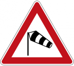 Ideogramm Seitenwind