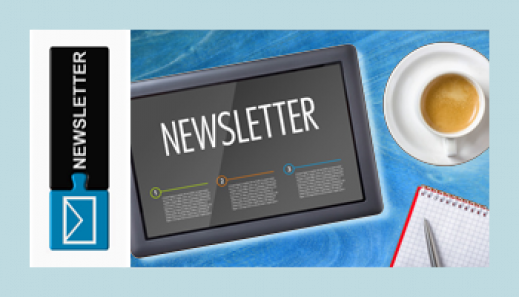 Foto: Beim Cafe digitalen Newsletter lesen