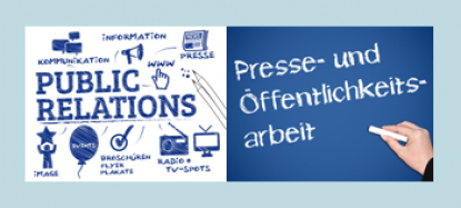 Zeichnung Medien für Public Relationen